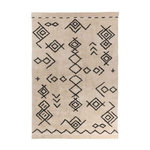 Paris Prix Tapis Tufté à la Main Ethnique  Mylen III  Beige & Noir. Coloris disponibles : Beige