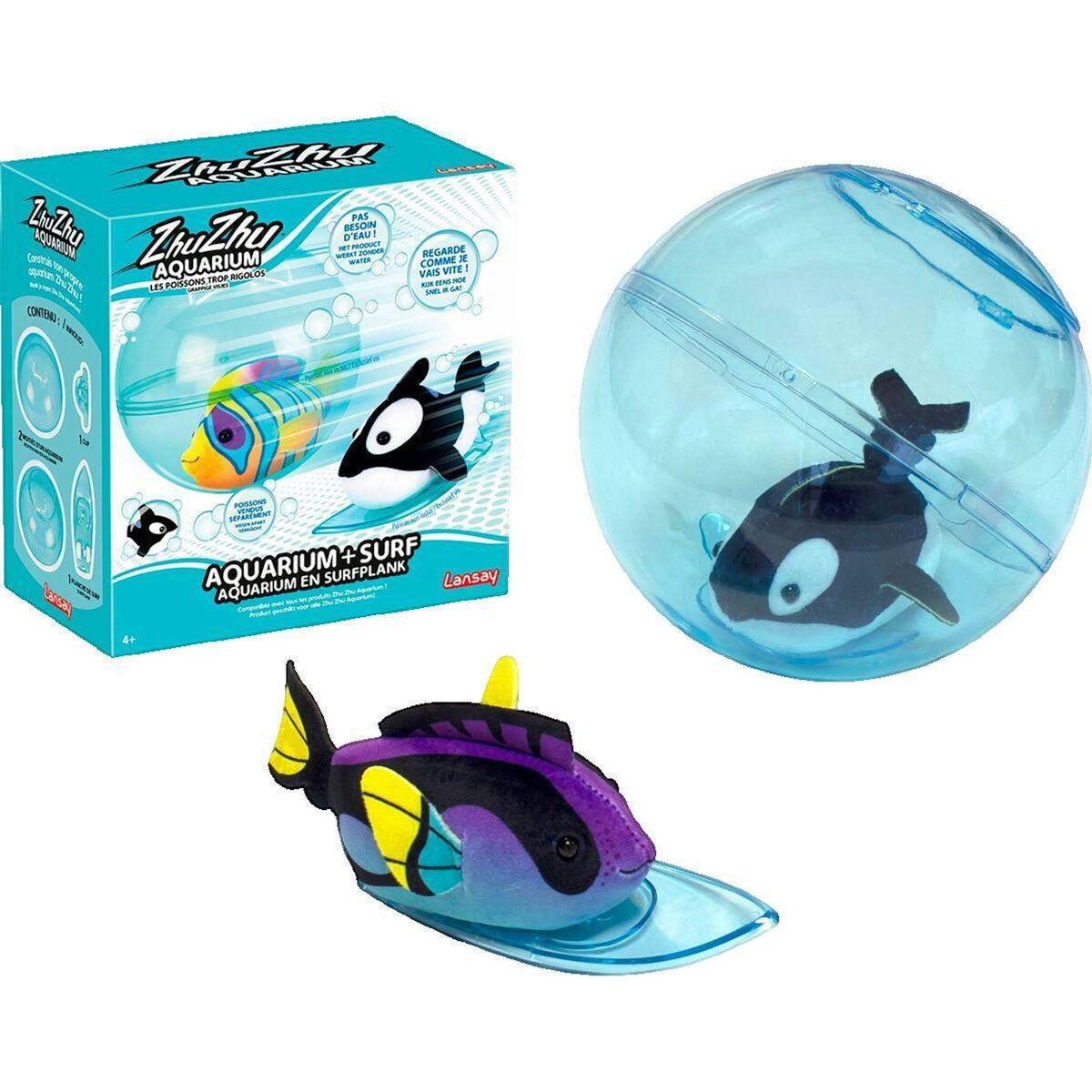 Juratoys - Janod Jouet interactif Lansay Aquarium interactif transparent