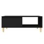 Voir la diapositive 6 : VIDAXL Table basse noir 90x60x35 cm bois d ingénierie