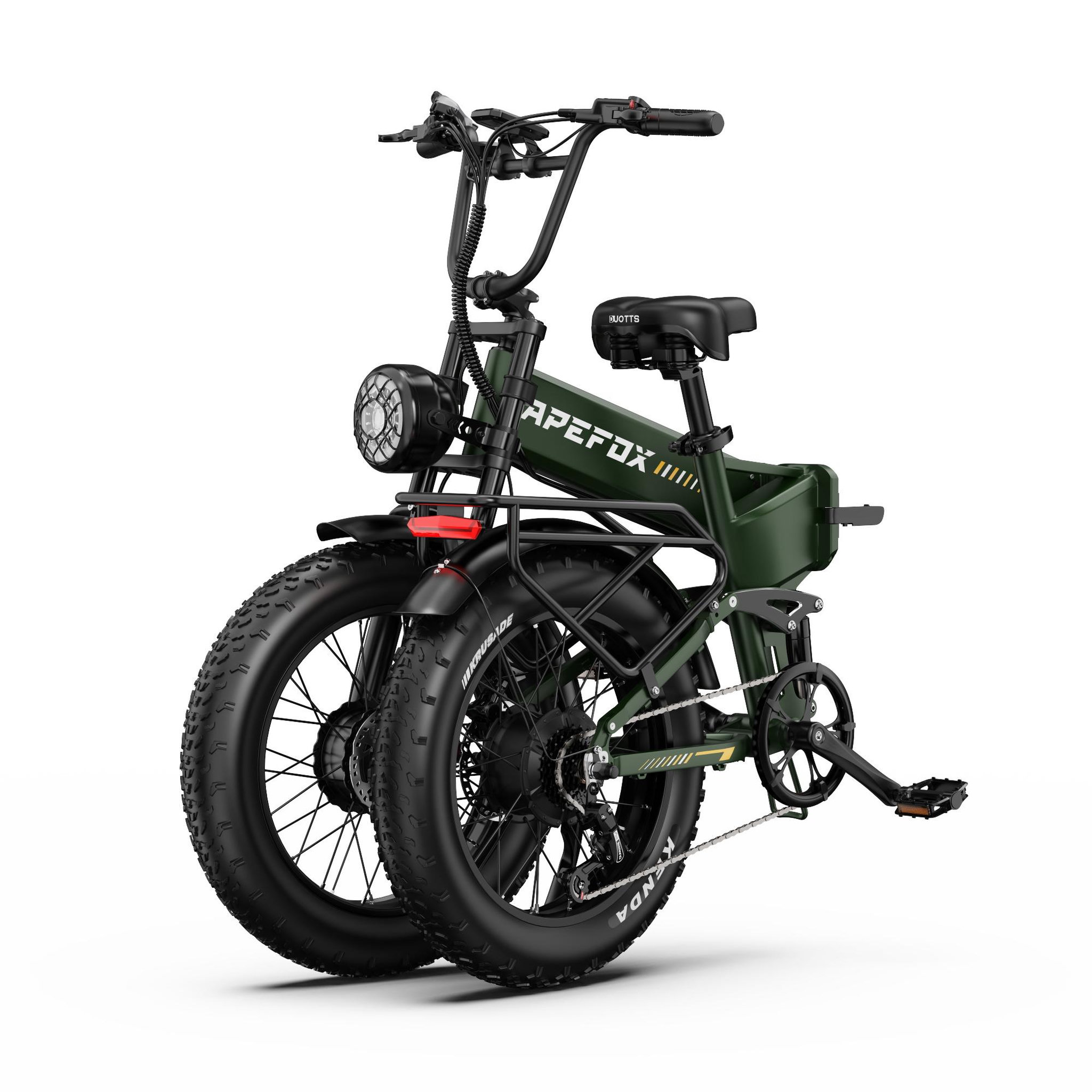 Voir la diapositive 3 : APEFOX Vélo électrique pliable apefox rh20 à gros pneus, 48 ​​v, 22,5 ah, vert
