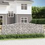 Voir la diapositive 1 : VIDAXL Paniers a gabions arques 15 pcs 400x30x120/140 cm Fer galvanise