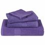 Voir la diapositive 4 : VIDAXL Serviettes d invité 10 pcs violet 30x50 cm 360 g m² 100% coton