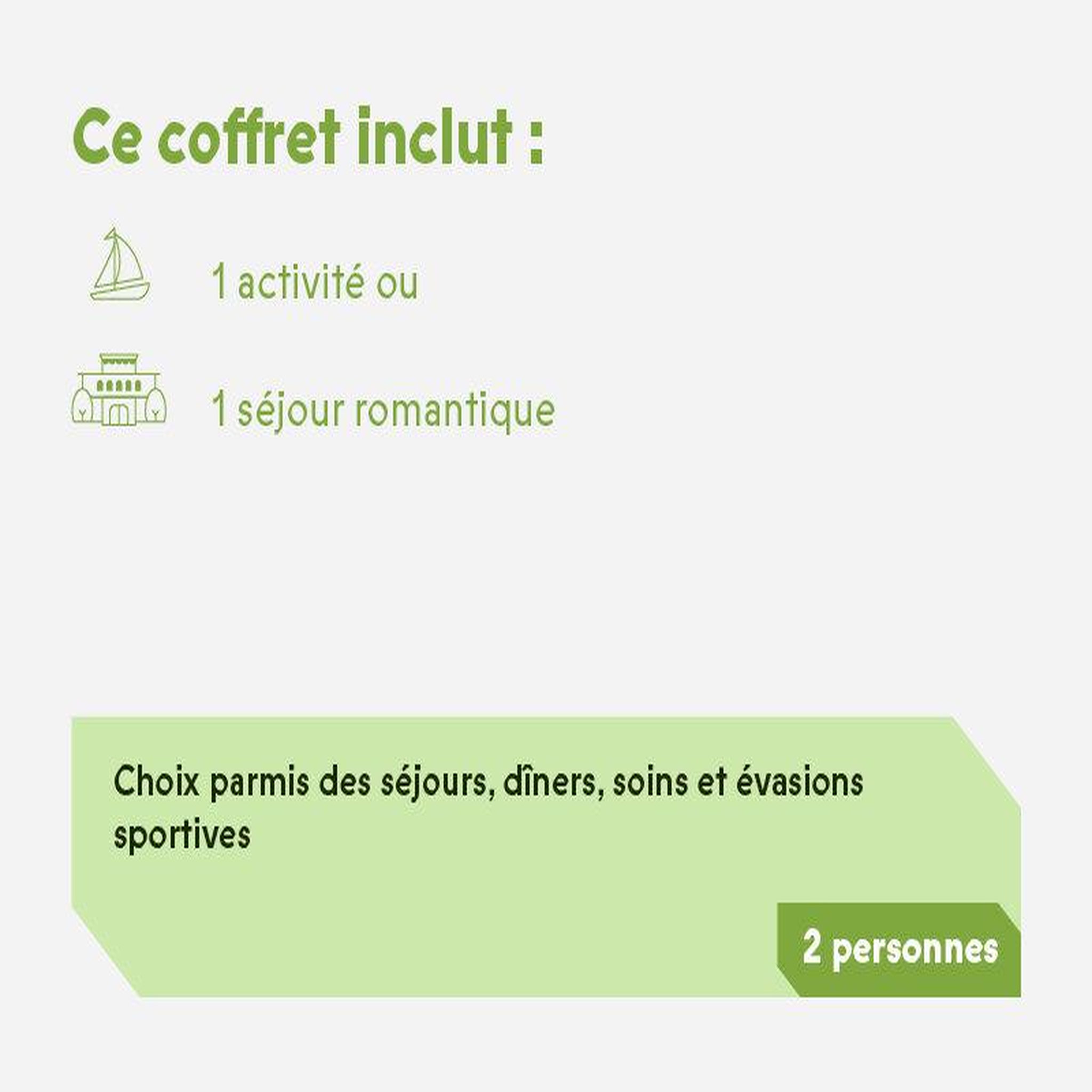 Voir la diapositive 2 : Smartbox Rien que tous les deux - Coffret Cadeau Multi-thèmes