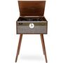 Voir la diapositive 4 : VICTROLA Platine vinyle VTA-835 Pieds Noyer