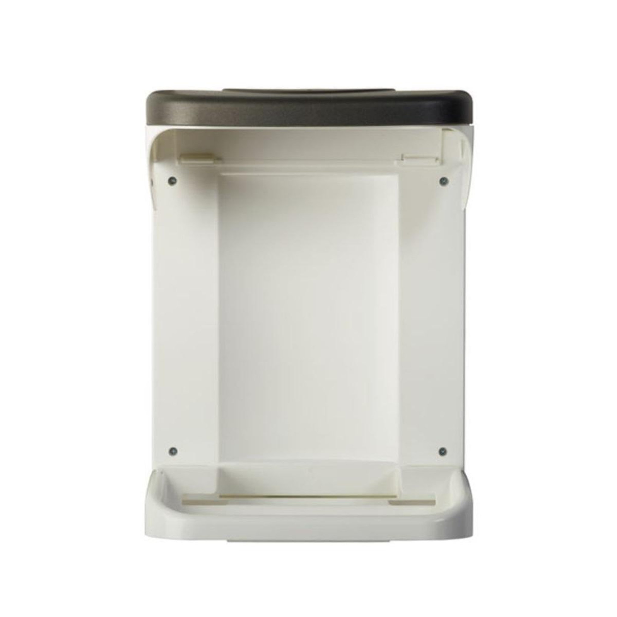 Voir la diapositive 2 : Rossignol Poubelle de placard 10l blanc/gris - 91195
