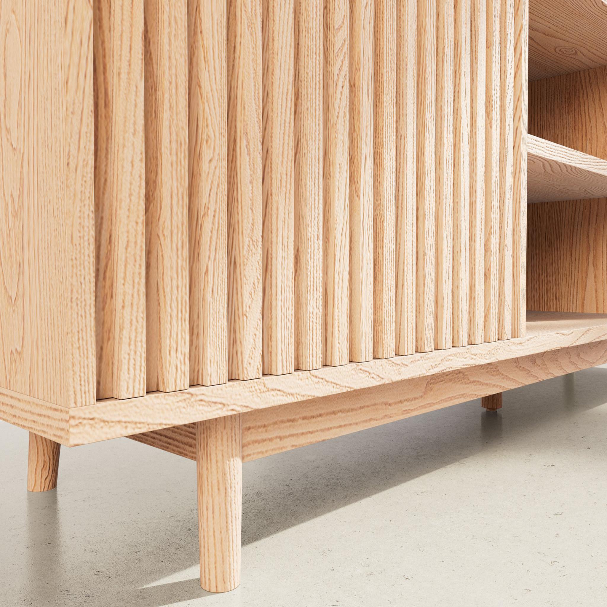 Voir la diapositive 5 : BEST MOBILIER Freya - meuble tv 180 cm - 2 portes et 2 niches