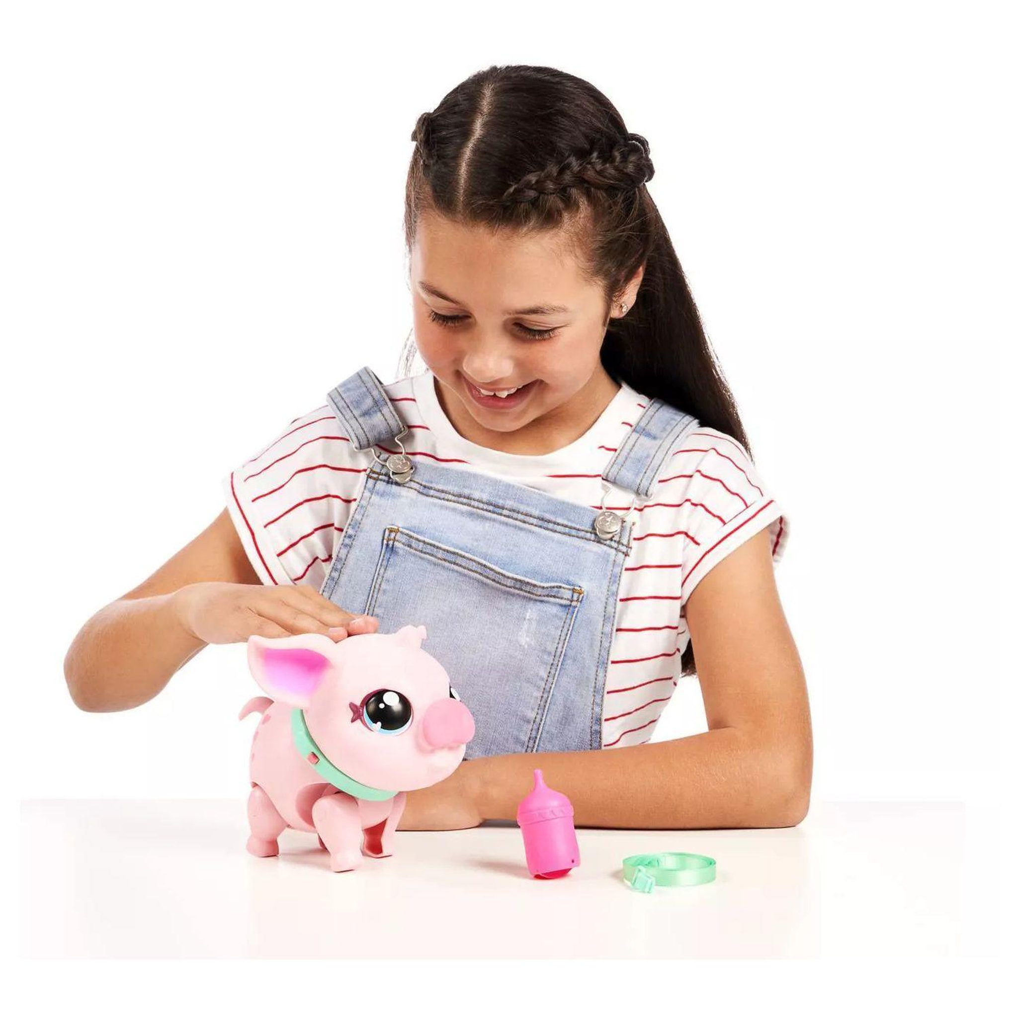 Voir la diapositive 7 : MOOSE TOYS Little Live Pets Mon petit cochon de compagnie Piggly