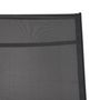 Voir la diapositive 4 : GARDENSTAR Bain de soleil XXL - Textilène et acier - 200x76x40cm - Gris 
