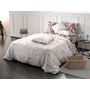 Voir la diapositive 2 : ATELIER DU COTON Parure housse de couette 100% coton 71 fils bonheur reversible
