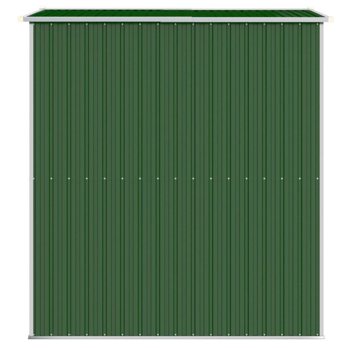 VIDAXL Abri de jardin Vert 192x191x223 cm Acier galvanise