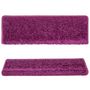 Voir la diapositive 4 : VIDAXL Tapis d'escalier 15 pcs 65x21x4 cm Violet