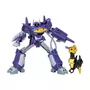 HASBRO Transformers EarthSpark, figurine Shockwave classe Deluxe de 12,5 cm, jouet robot pour enfants, a partir de 6 ans