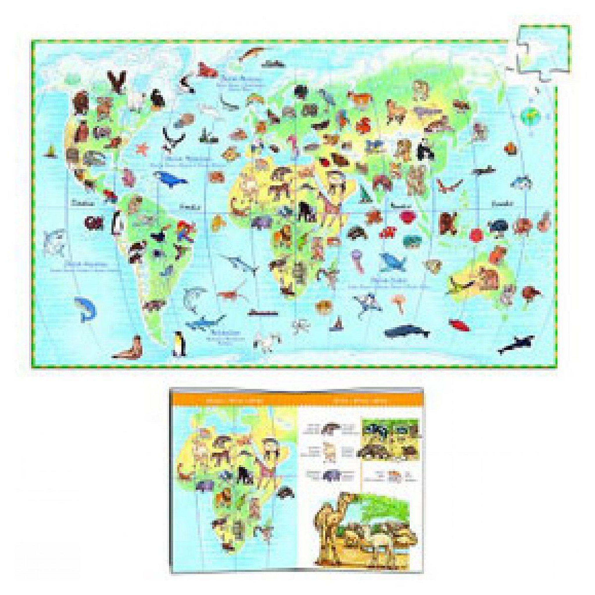 Djeco Puzzle observation 100p les animaux du monde