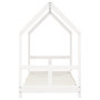 Voir la diapositive 5 : VIDAXL Cadre de lit pour enfant blanc 80x160 cm bois de pin massif