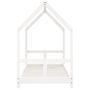 Voir la diapositive 5 : VIDAXL Cadre de lit pour enfant blanc 80x160 cm bois de pin massif