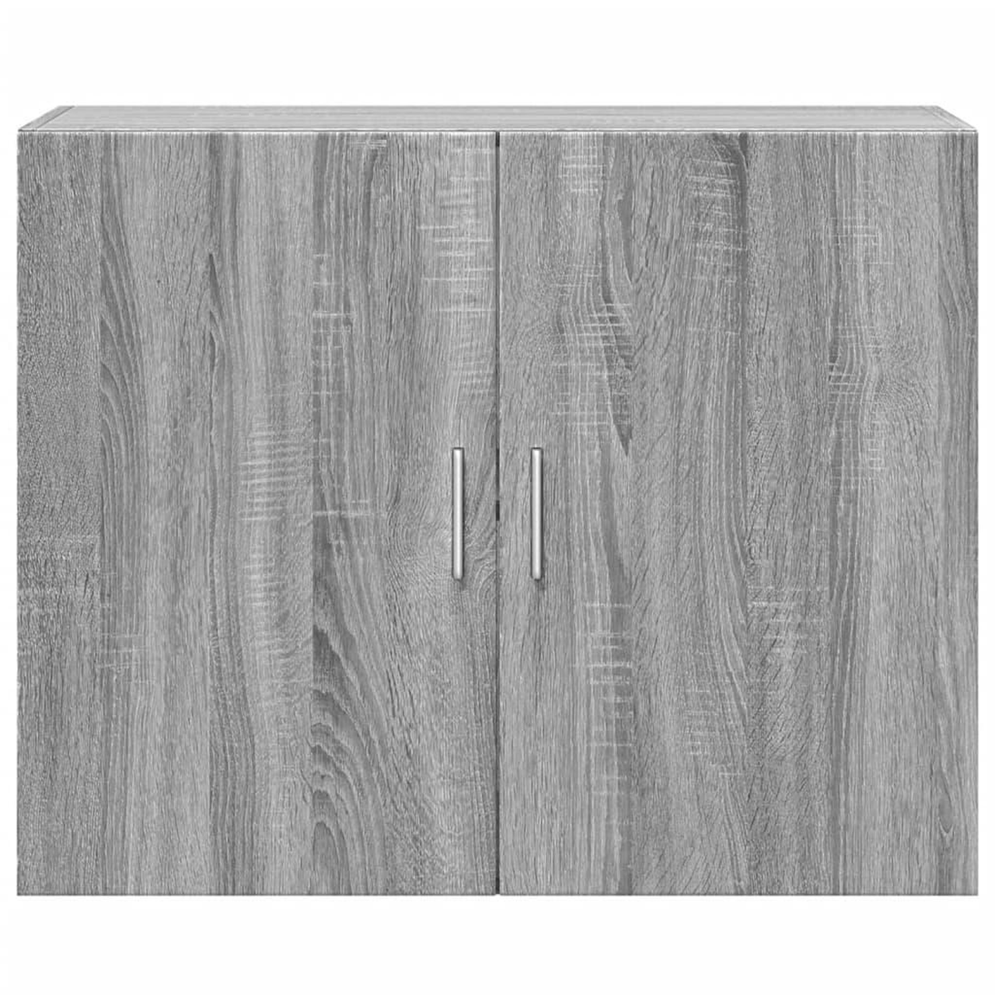 Voir la diapositive 4 : VIDAXL Armoire murale sonoma gris 80x42,5x64 cm bois d'ingenierie