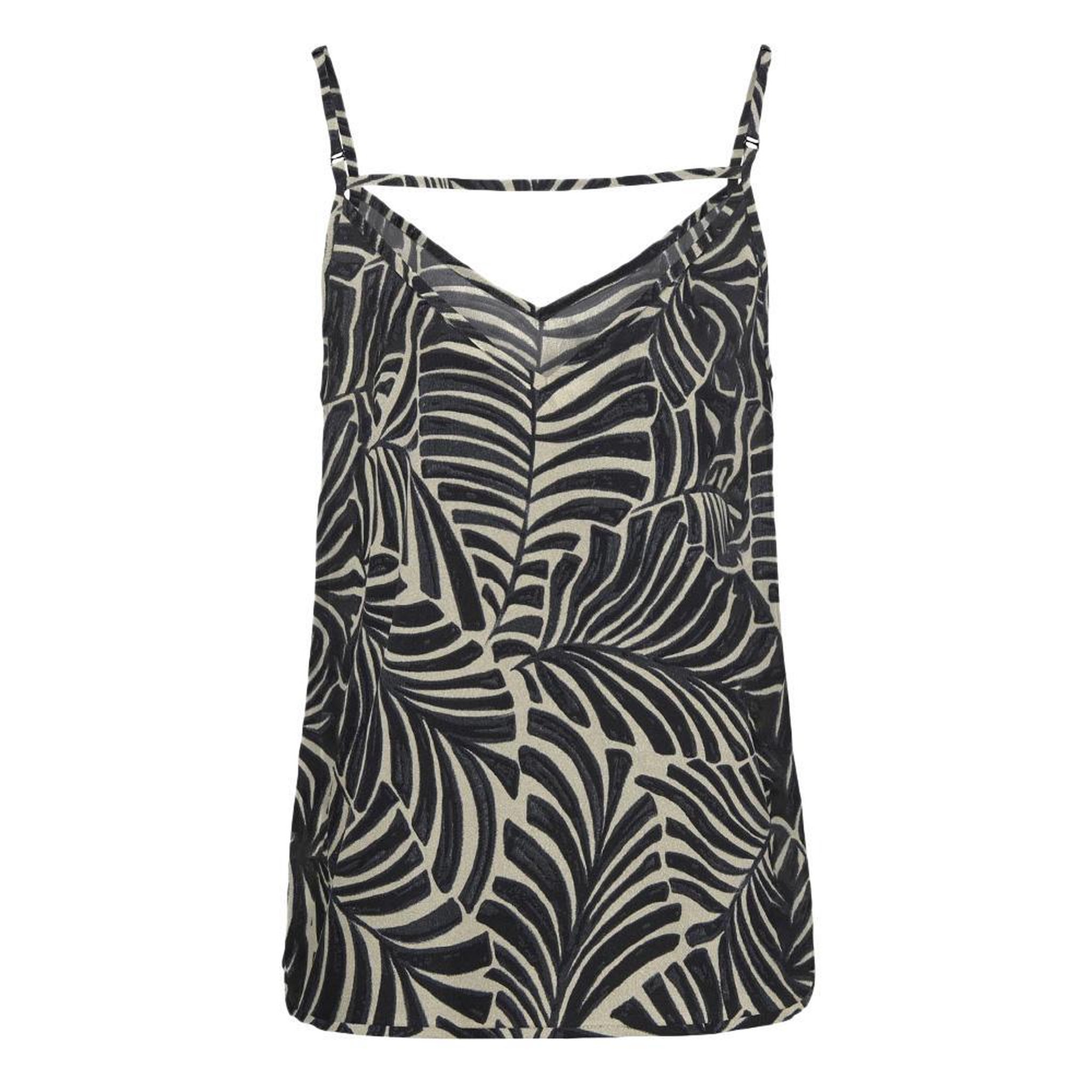 Voir la diapositive 2 : Only Débardeur Beige/Noir à Motifs Femme Only Nova Life Paris