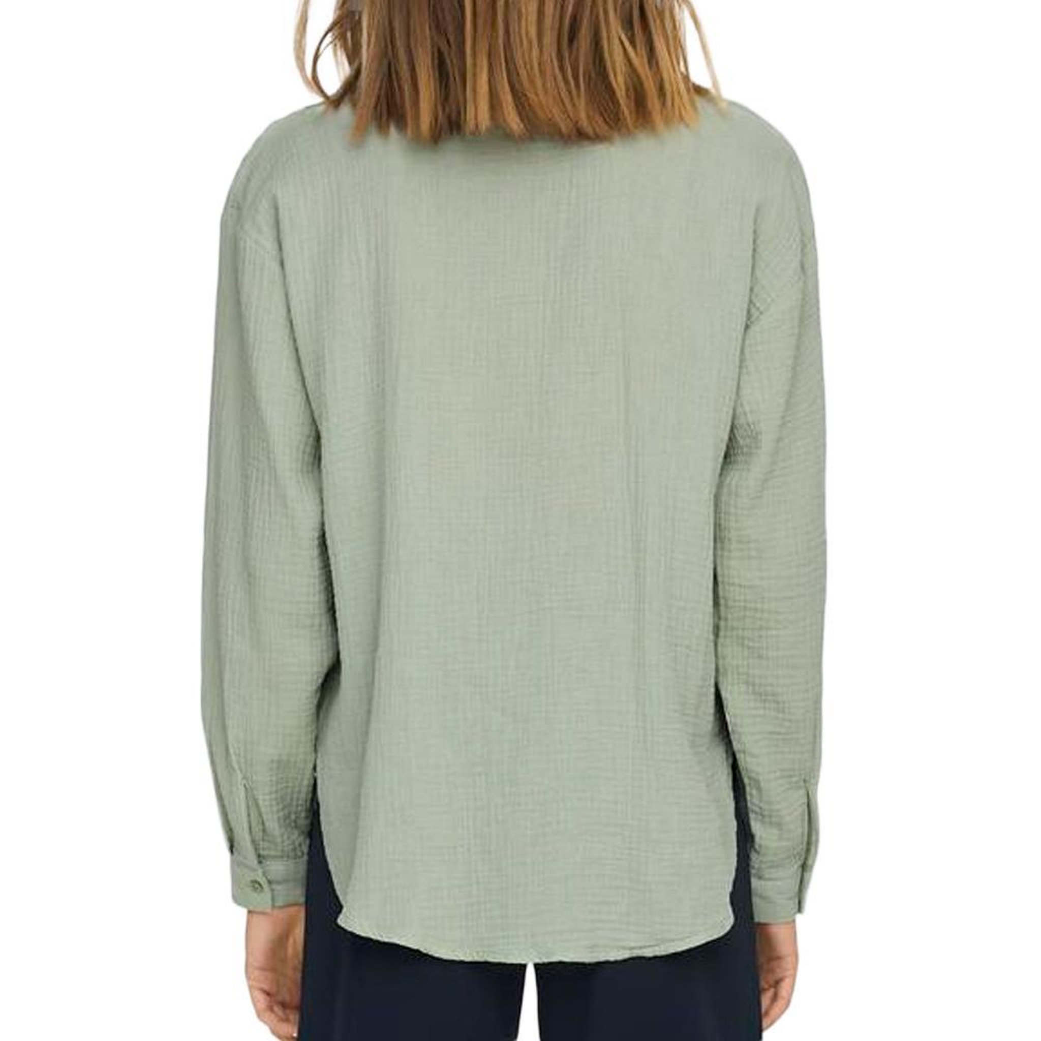 Voir la diapositive 2 : JACQUELINE DE YONG Chemise Verte Femme JDY Theis