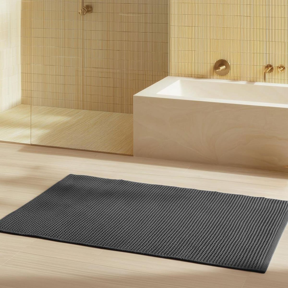Sensei Maison Tapis de bain et descente de lit TRECCIA