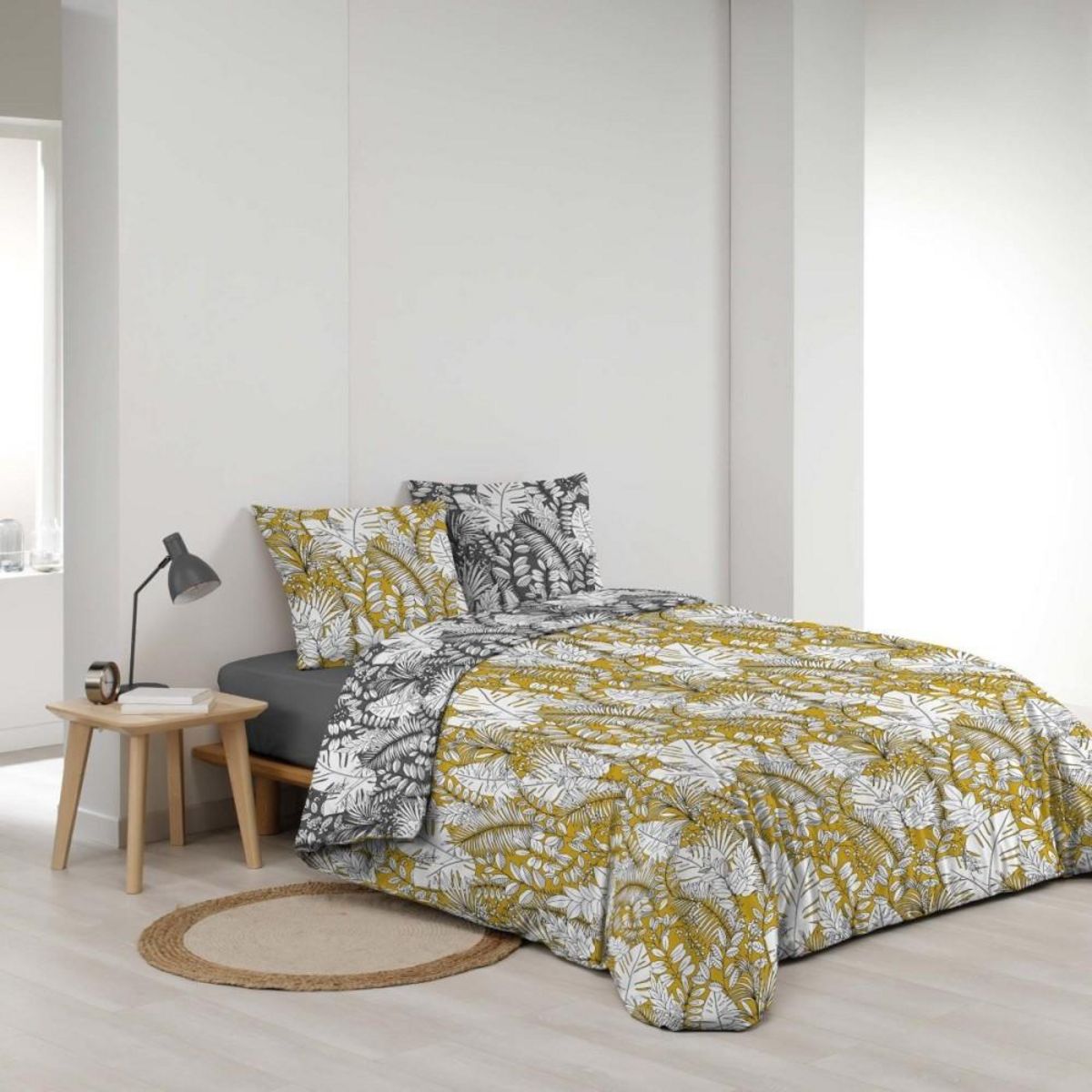 Douceur d'Intérieur Housse de couette 240x220 + 2 taies CALAOS microfibre