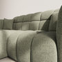 Voir la diapositive 4 : LISA DESIGN Mini ray - canapé d'angle gauche 4 places en tissu texturé