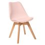 Voir la diapositive 1 : ATMOSPHÉRA Chaise style scandinave pieds bois massif