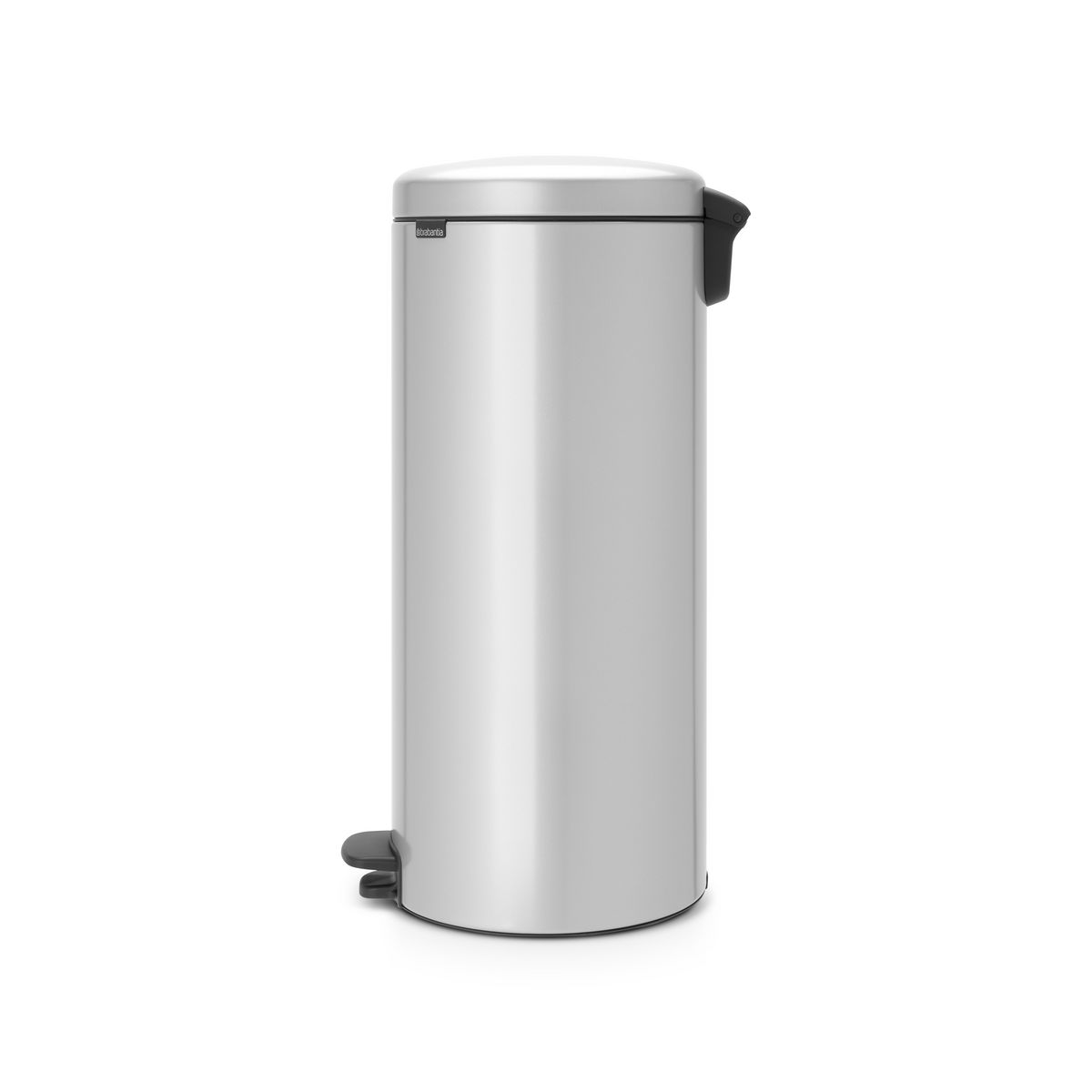 BRABANTIA Poubelle à pédale NEWICON 30 L METALLIC GREY