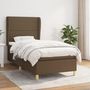Voir la diapositive 1 : VIDAXL Sommier a lattes de lit avec matelas Marron fonce 80x200 cm