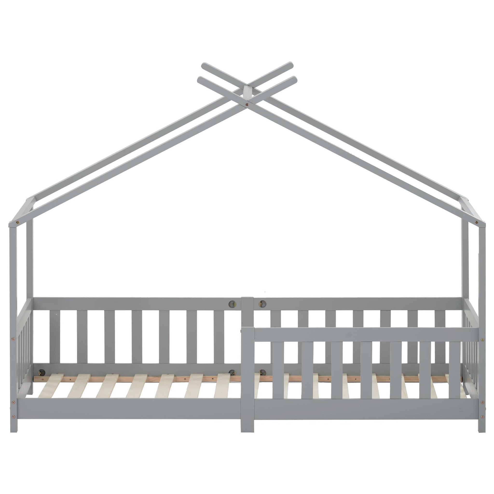 Voir la diapositive 1 : MERAX Lit cabane enfant 90x200cm