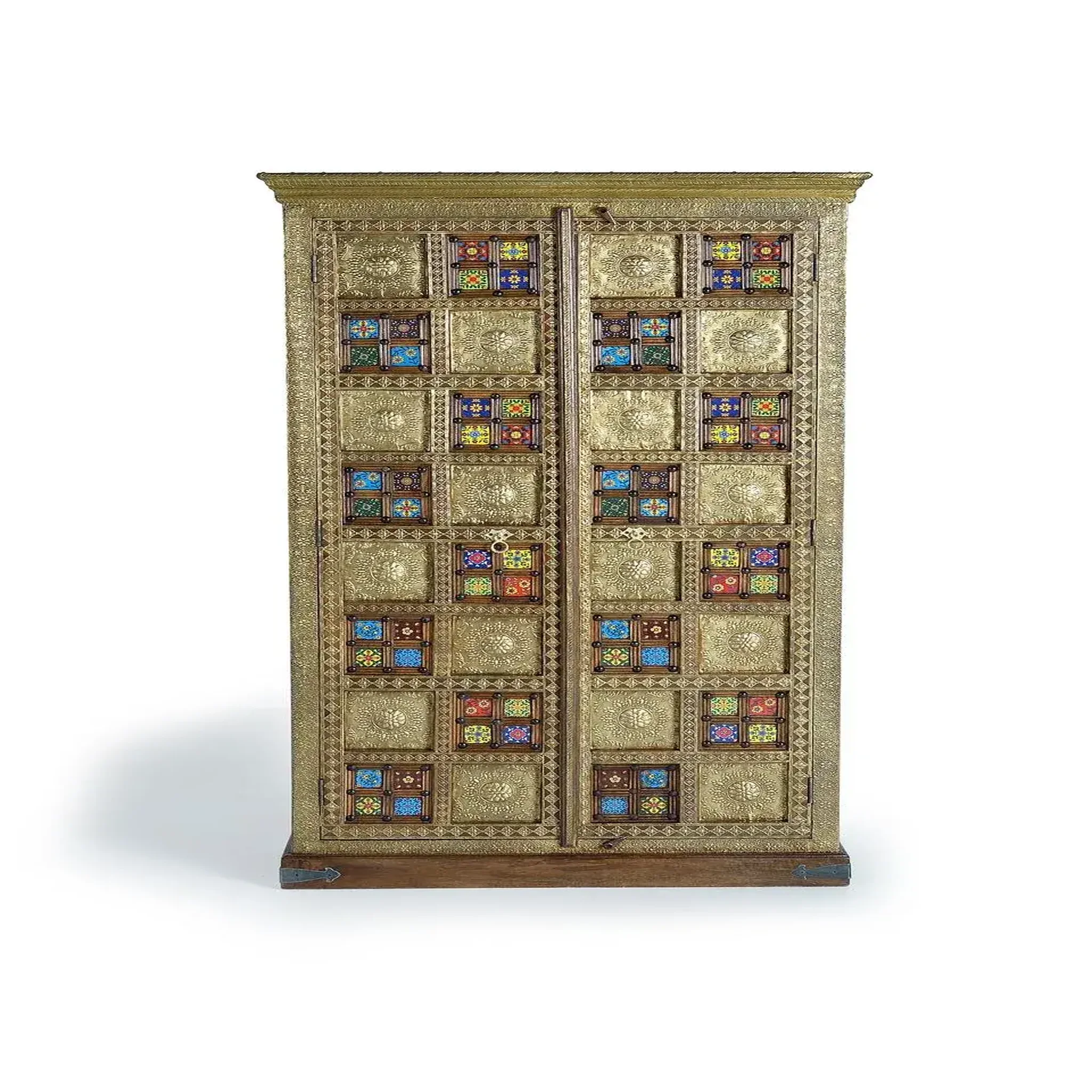 GINER Y COLOMER SL Armoire en bois d'acacia 100cm style artisanal ethnique
