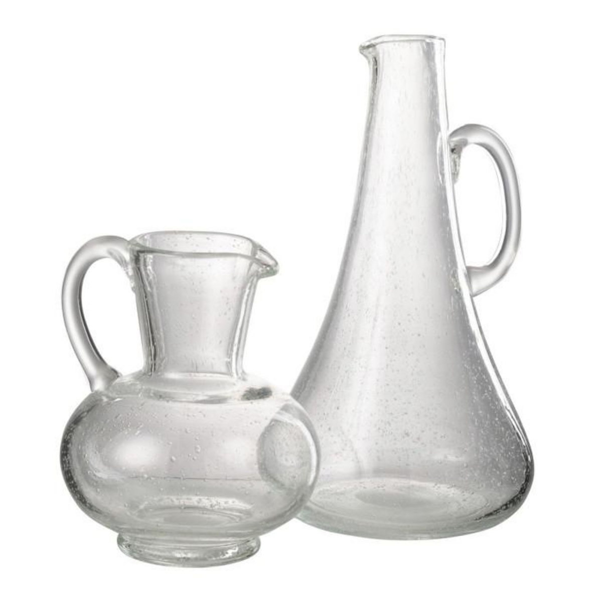 Paris Prix Carafe Design en Verre  Boule  21cm Transparent