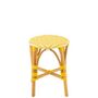 Voir la diapositive 2 : Paris Prix Tabouret en Rotin  Danial  44cm Jaune