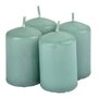 Voir la diapositive 1 : Paris Prix Lot de 4 Bougies Pilier  Essentiel II  6cm Thé Vert