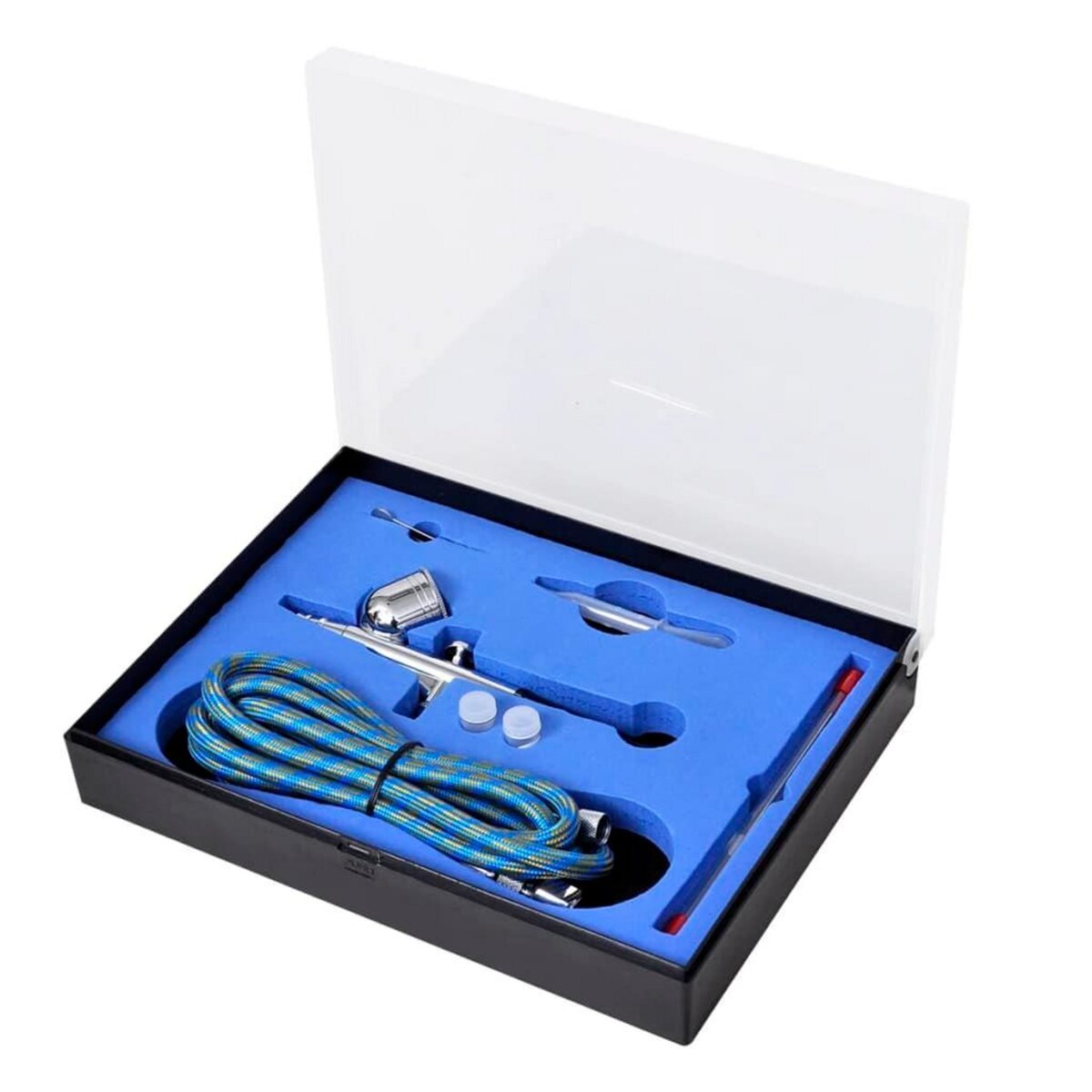 VIDAXL Ensemble d'aerographe Buses de 0,2 / 0,3 / 0,5 mm