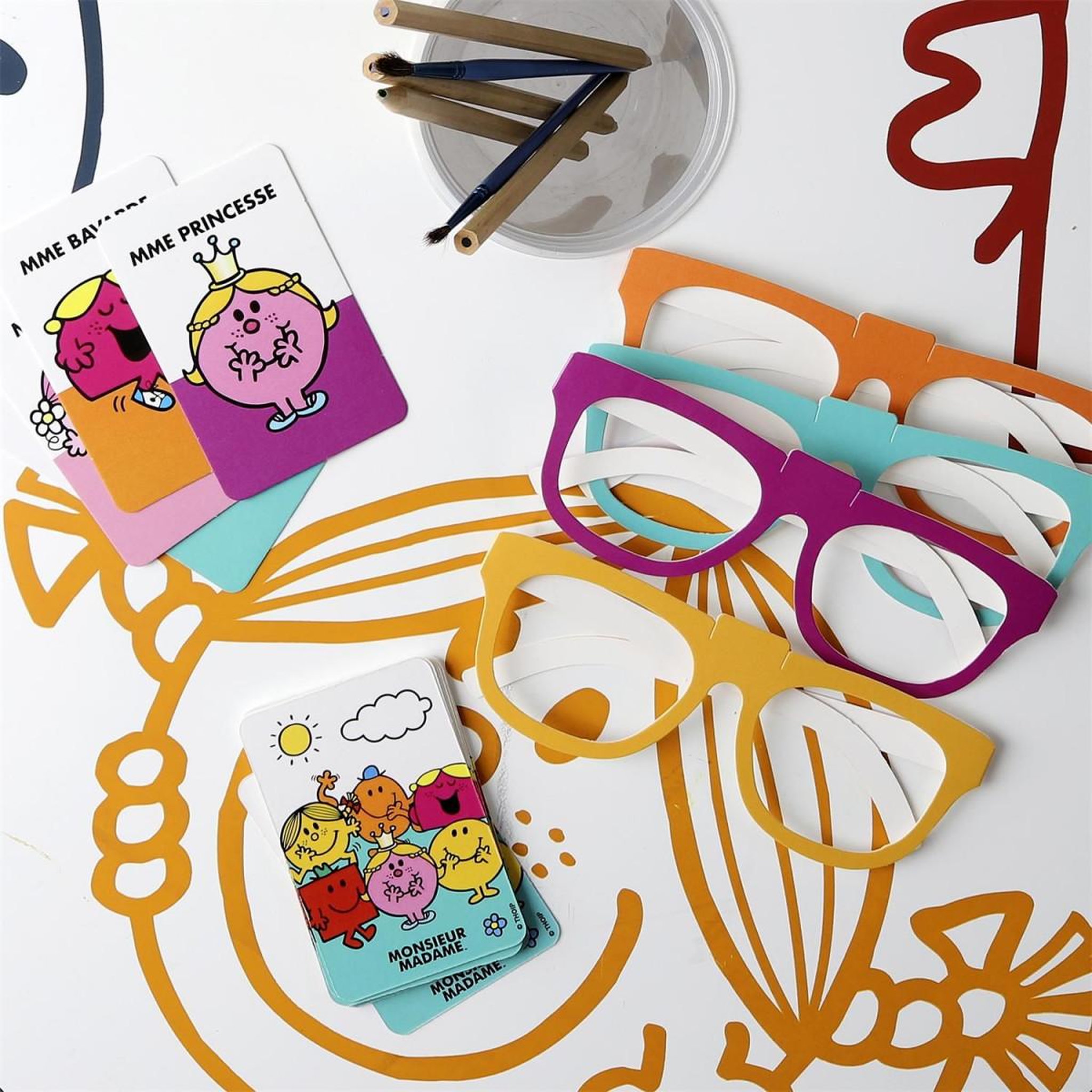 Voir la diapositive 2 : The Home Deco Factory Jeu Qui Suis-Je  Monsieur & Madame®  8cm Multicolore