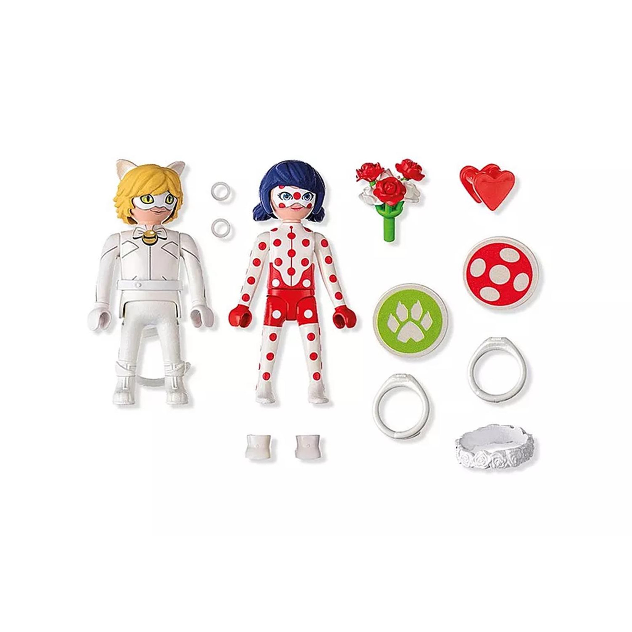 Voir la diapositive 3 : PLAYMOBIL Le mariage de Ladybug et Chat Noir