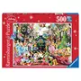 RAVENSBURGER Puzzle 500 pièces Le train de Noël Disney