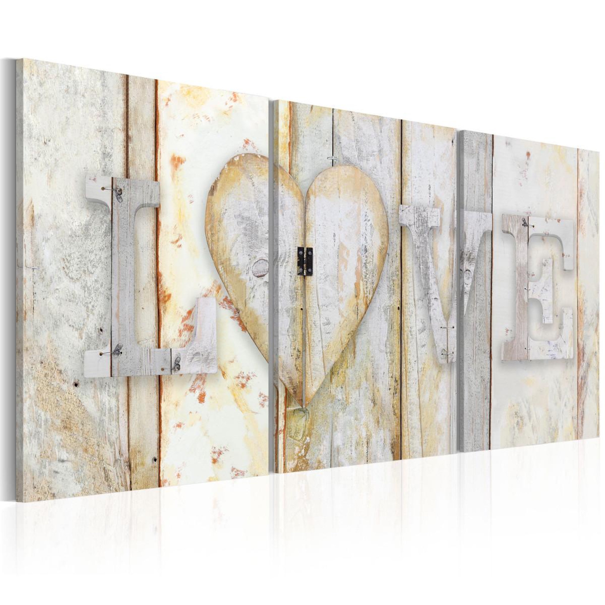 Paris Prix Tableau imprimé  vintage love  60x120cm