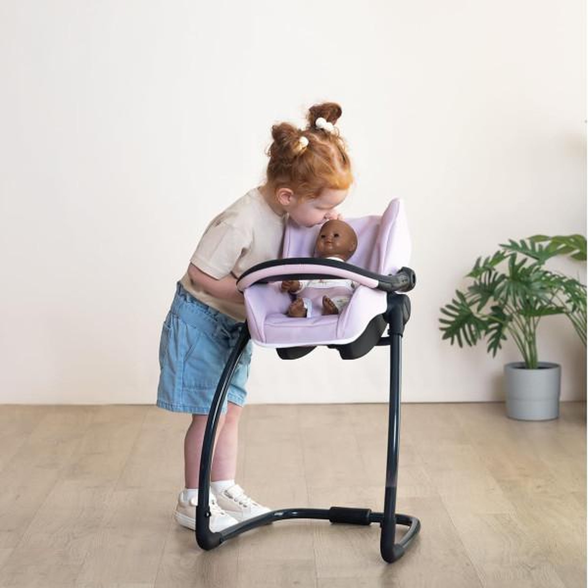 Voir la diapositive 2 : SMOBY SMOBY - Maxi cosi - Siege + Chaise haute rose -3 en 1 - Pour poupon - Des 3 ans