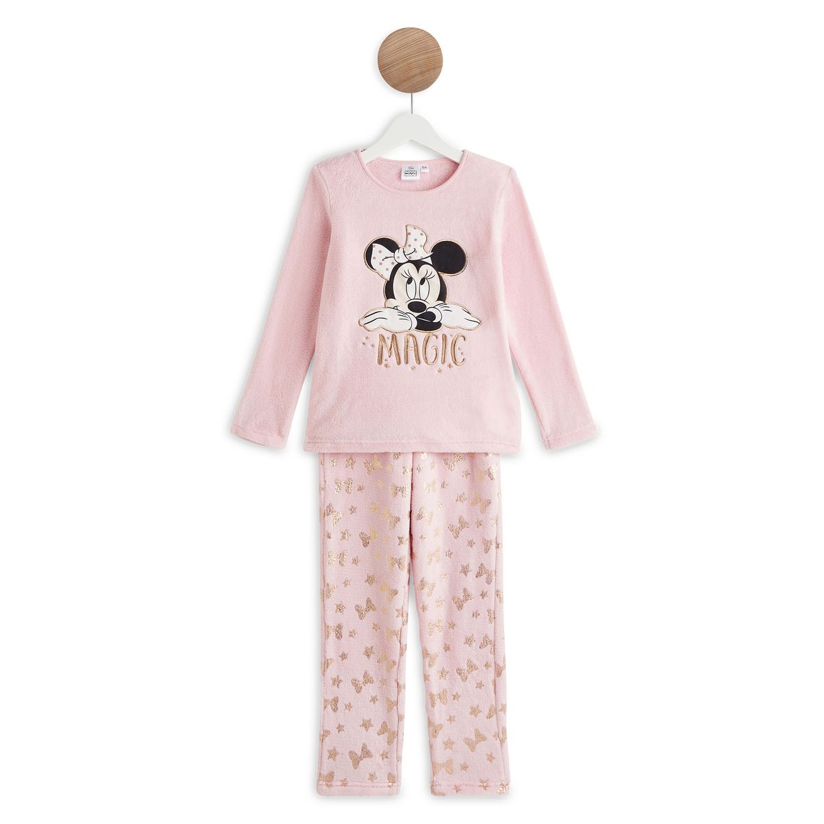 MINNIE Ensemble pyjama peluche papillons fille