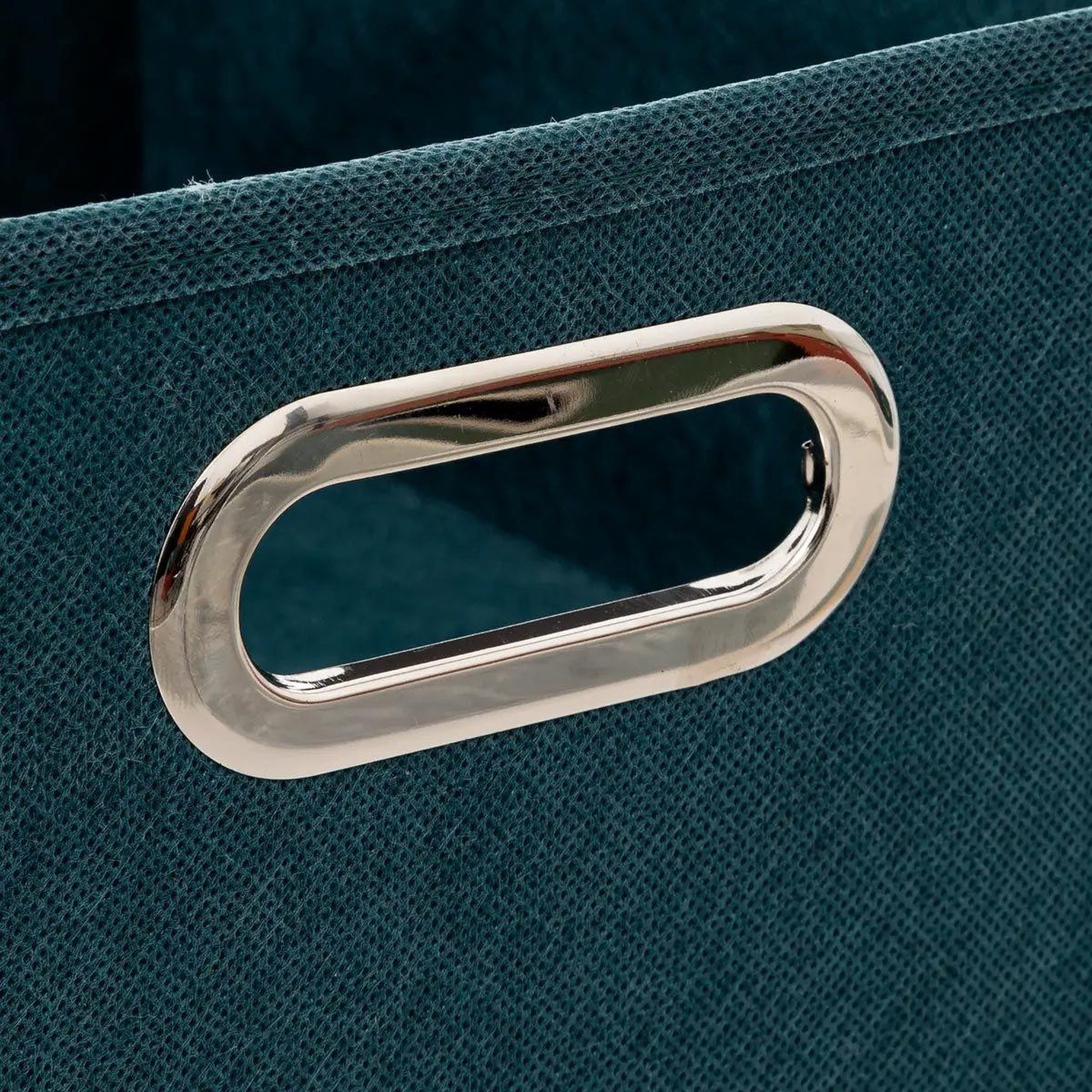 Voir la diapositive 2 : FIVE Boîte de rangement pliable  mix n'modul  31x31cm bleu pétrole