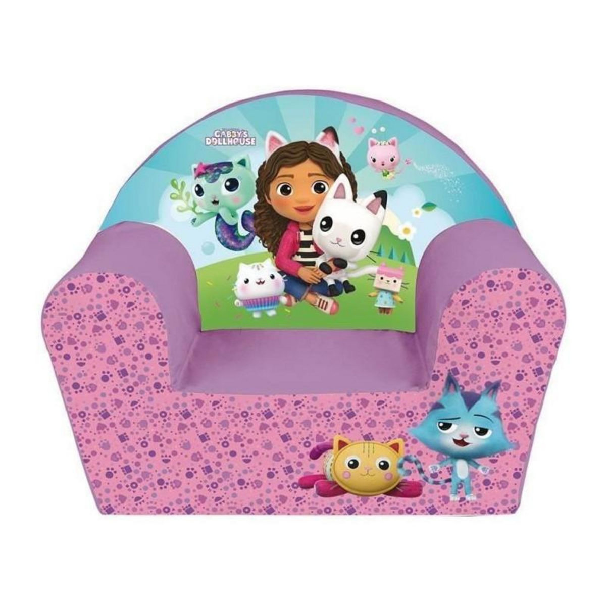 Fun House Fauteuil club pour enfant GABBY ET LA MAISON MAGIQUE - Fun House - L.52 x P.33 x H.42 cm - origine France