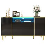 MERAX Buffet. Coloris disponibles : Noir, Blanc