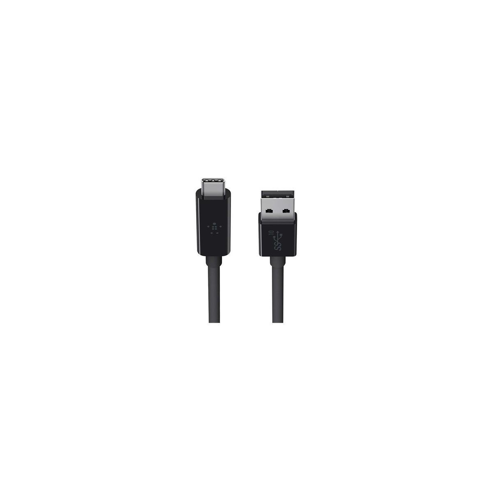 Voir la diapositive 3 : Belkin Câble USB Belkin 3.1 USB-A vers USB-C 0,9 m Noir