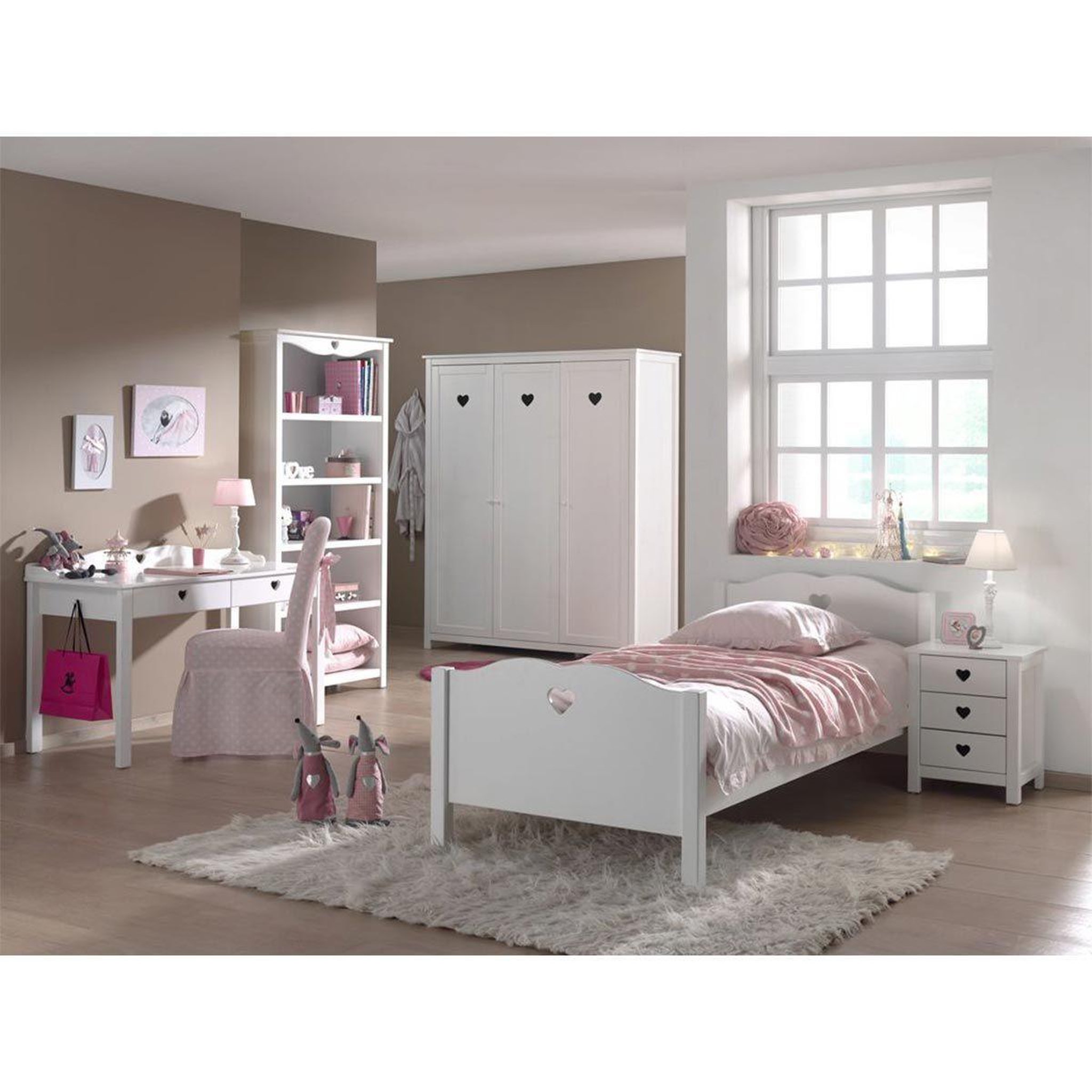 Paris Prix Chambre Complète 6P  Amori  Blanc