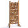 Voir la diapositive 3 : ID MARKET Barrière extensible bois treillis 30 à 150 cm