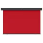 VIDAXL Auvent lateral de balcon 165x250 cm Rouge