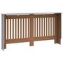 Voir la diapositive 5 : VIDAXL Cache-radiateur anthracite 152x19x81,5 cm MDF