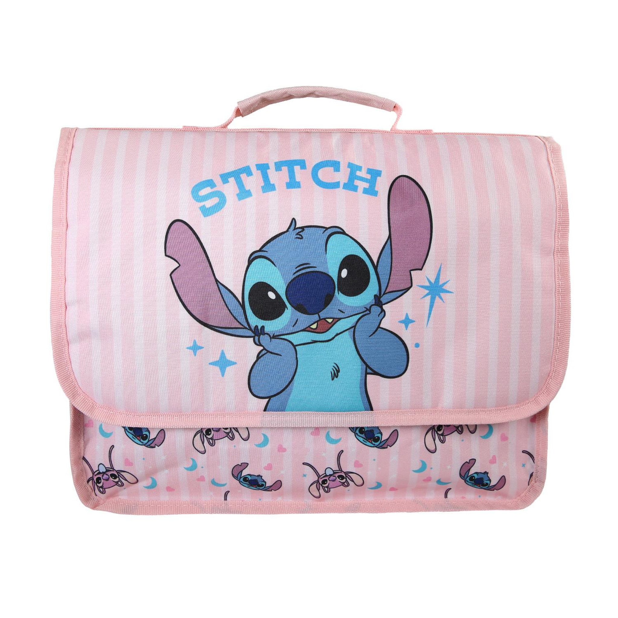 Bagtrotter Stitch - Cartable Maternelle - Rose - 1 compartiment