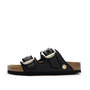 Voir la diapositive 1 : Birkenstock Sandales Noires Femme Birkenstock Arizona Big Buckle